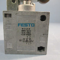 Festo R-5-1/4-B Roller Lever Valve 8996