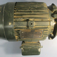 Toshiba 0032SDSR44A-P Electric Motor 3HP 3500/2870RPM 60/50Hz 1-1/8" Shaft Dia