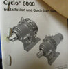 Sumitomo CVHJS-6195Y-35 Cyclo 6000 Gear Reducer PA106494 35:1 3-5/8" Shaft Dia