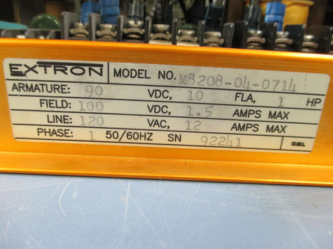 Exton SnapPac M8208040714 Motor Control  Used