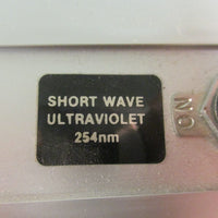 Spectroline CL150 Fluorescence Analysis Cabinet 115V 60Hz 3A Short Wave 254nm