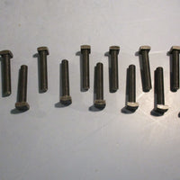 Square Head Screws 3x4" head, 3 1/4" Long   1/2" Dia Lot of 12 NOS