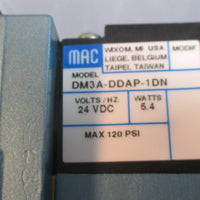 MAC Valve 93ABABCKLDMDDAP1DN Solenoid Valve and Manifold 24V