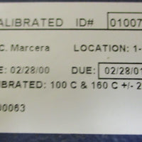 Mettler Toledo 214455 HATC Temperature Calibration Kit For Moisture Analyzers