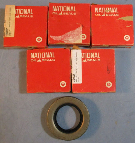 National Oil Seals 450067 Oil Seal 1-1/2" Bore 2.502" OD 1/2" W (Lot of 5)