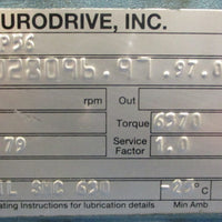 SewEurodrive Inc. KA67LP56 Gearbox 144.79:1 Right Angle (LH & RH) 6370LB/IN 41