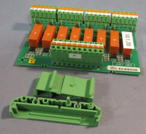 BUHLER EBD# 1307 PRINTED CIRCUIT RELAY BOARD EKP84050820/ EKP4043801