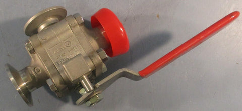 Flowserve Worcester Controls A351 CF3M Ball Valve Three-Way A351CF3M