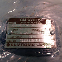 SM Cyclo 6000 Gearmotor CNHX6115Y59 59 Ratio 1750 HP 1.36 Input