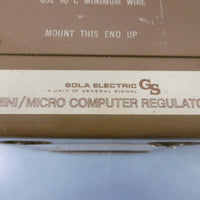 Sola Electric Mini Micro Computer Regulator 63231254 Ser. 83BF