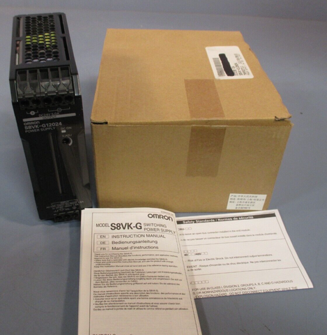 OMRON POWER SUPPLY 10 to 24VAC S8VK-G12024