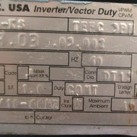 Sew Eurodrive DFT80N4MM07CK3 Gearmotor SA57/T 17/16" Bore 1HP 3PH