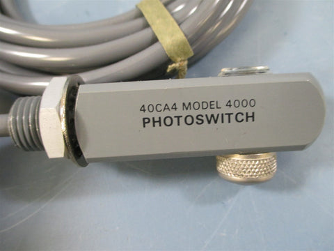 Photoswitch 40CA4 Model 4000 Photoelectric Sensor  Used