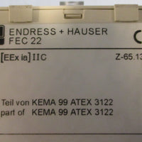 Endress Hauser FEC 22 Limit Switch Insert FEC22 90250V 4763Hz 2 Relay DPDT