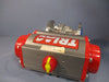 TRIAC 2" FLANGE BALL VALVE w/ PNEUMATIC ACTUATOR SS 90-FS-200/2R5S-XX