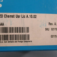 Agilent Technologies G2175AA Chemstation Software User License Rev. A.10.02