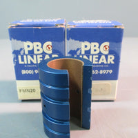 PBC Linear Bearing FMN20 20MM Lot of Two