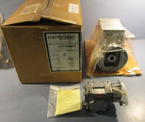 Electra Gear ELU26002055.00 Gearbox ELUMQ82660R56 60:1 Ratio 11/4" Shaft D