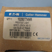 Eaton Cutler Hammer 10250T74NR Press Pilot Light Red Lens 120V Ser B1 NIB
