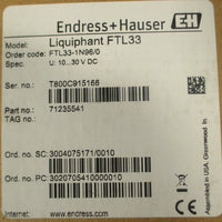 Endress Hauser Liquiphant FTL33 Vibronic Level Switch FTL331N96/0 1030VDC
