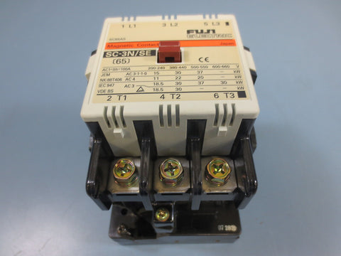 Fuji Electric SC-3N/SE Magnetic Contactor 200-220V Vdc