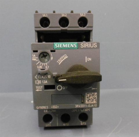 Siemens Motor Protector Circuit Breaker 3RV20110JA10