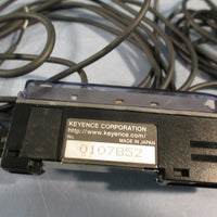 Lot of (2) Keyence Corporation FS-V12P Digital Fiber Amplifier