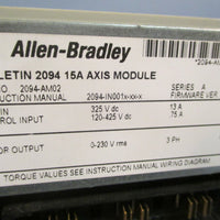 AllenBradley Kinetix 6000 Servo Drive 15A Motor Series A 2094AM02