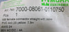 (Lot of 2)Murr Elektronik 7000-08061-0110750 7.5m & 7000-08041-0101000 10m Cable