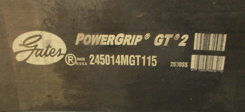 Gates 2450-14MGT-115 Powergrip GT4 Belts - 8M 14mm Pitch, 175 Teeth, 115mm W