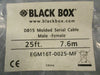 Black Box EGM16T-0025-MF DB15 Molded Serial Cable Male/Female 25ft Length