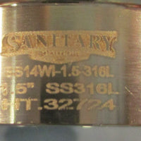 Sanitary Solutions SS14WI1.5316L Sanitary Ferrule 1.5"  HT.32724 (Lot of 5)
