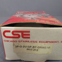 CSE SANITARY PRESSURE GAUGES  31/2" SANIFLOW 0100PSI 3POGFBTDRAGVI