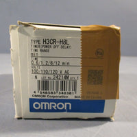 Omron Power Off Delay Relay Timer Range 0.612 24 VAC H3CRH8L