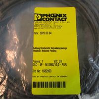 Phoenix Contact SAC4PM12MS/10,0PUR Sensor/Actuator Cable 10M V/C:03 NEW