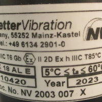 Netter Vibration NTK18AL Pneumatic Linear Vibrator NTK 18 AL 1/8" NPT