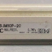 SMC CXSJM10P20 Compact Cylinder 10mm Bore 20mm Stroke 0.7MPa Max