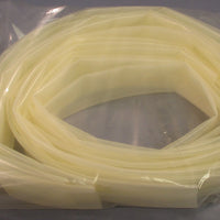 Raychem RNF10011/2CL Clear 2:1 Polyolefin Heat Shrink Lot of 7  4ft Lengths