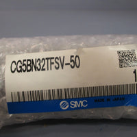 SMC SS DOUBLE ACTING AIR CYLINDER 32MM BORE, 50 MM STROKE CG5BN32TFSV50