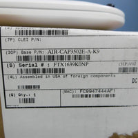 CISCO AIRCAP3502EAK9 Aironet Wireless Access Point WAP CleanAir