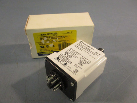 Square D 9050 JCK13V20 Solid State Relay, 0-60sec, Series F 9050JCK13V20