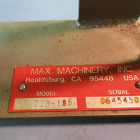 Max Machinery Flow Transmitter Model 213185 w/Accessories See Description