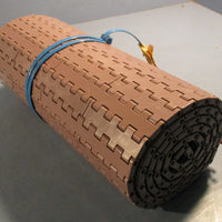 Uni Chains 28lFPP Mattop Closed Surface Conveyor Belt 12 In Wide