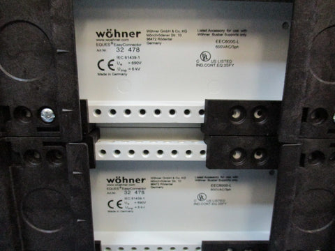 Wohner 32478 EQUES EasyConnector Lot of 2