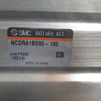 SMC Rotary Actuator 145 PSI Max NCDRA1BS80190