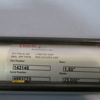 Thiele Technologies, Inc Air Cylinder 1.50" Bore, 23" Stroke 143148 4983770