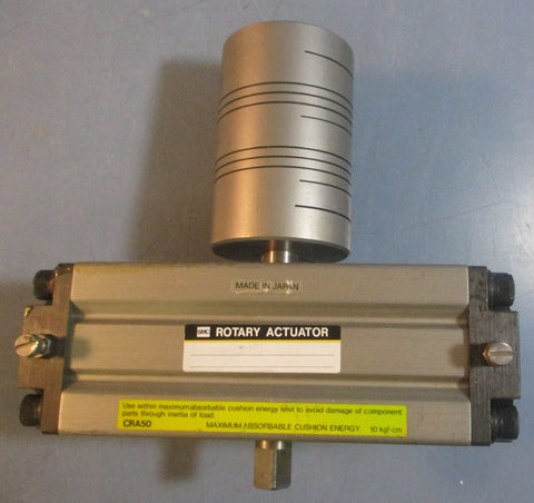 SMC NCRA1BW50180C Pneumatic Rotary Actuator 9/16" Shaft Dia.