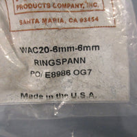 Helical WAC206mm6mm Aluminum Flexible Clamp Coupler 6mm Bore Lot of 2