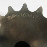 Martin E100B17 Triple Row Stock Bore Sprocket 17 Teeth  4.5in Bore Length 1.25in