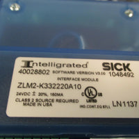 SICK INTELLIGRATED INTERFACE MODULE SOFTWARE VER V3.00 40028802 ZLM2K332220A10
